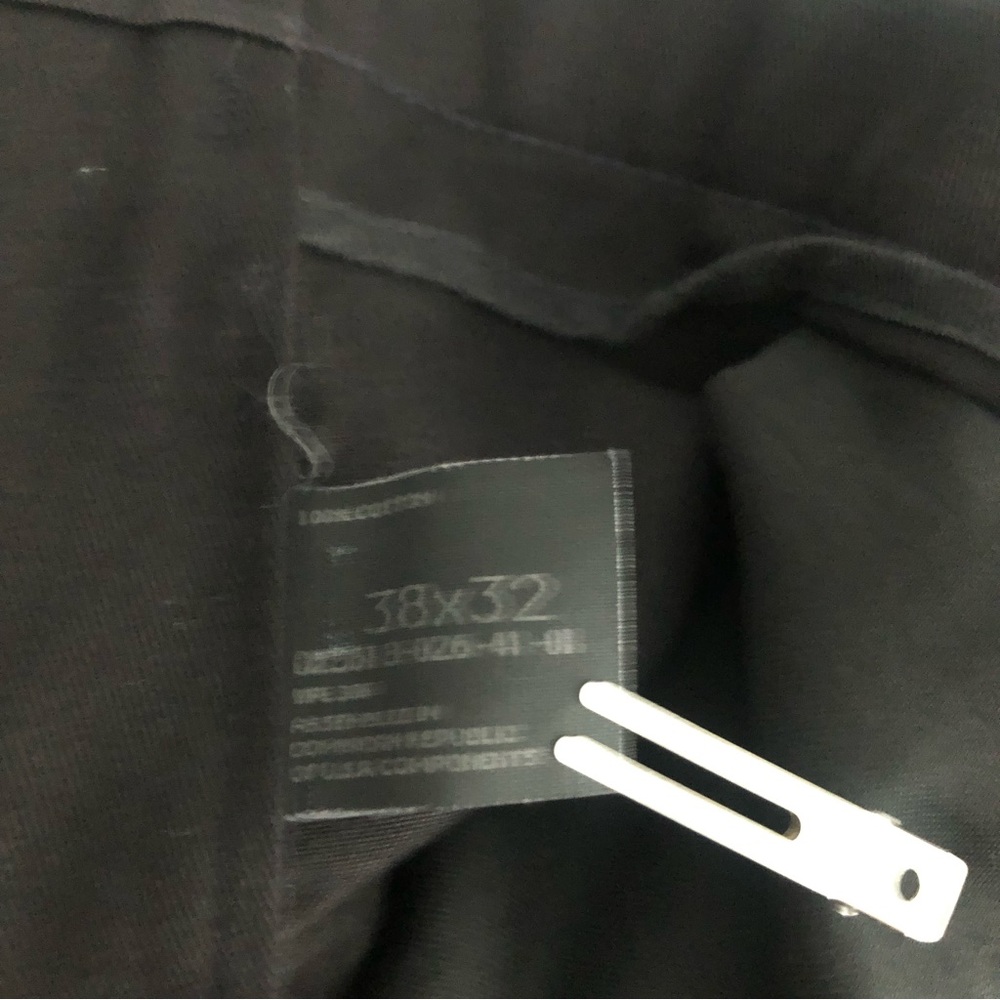 Haggar Casuals Black Plants 38 X 32 No Iron Cotton Pants - Picture 6 of 9